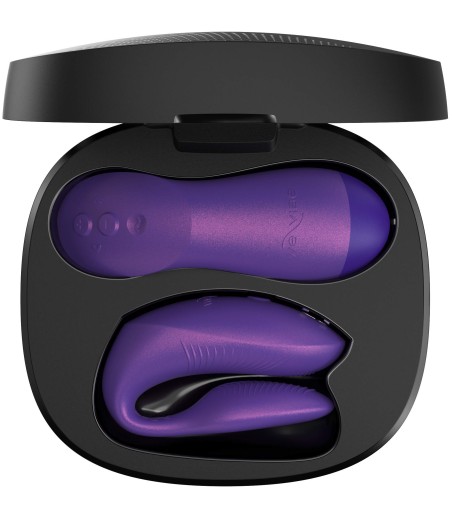 We-Vibe - Chorus Pro, Cosmic Purple,  praktiskt box för laddning och förvaring