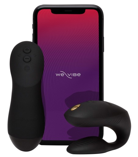 We-Vibe - Chorus Pro, Satin Black, ny model med nya funktioner, fler motorer och uppladdningsbar fjärrkontroll