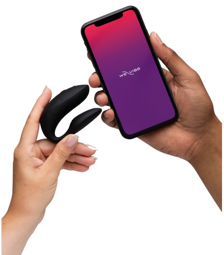 We-Vibe - Chorus Pro, Satin Black, appen ger mer funktioner, använd den över internet för att leka
