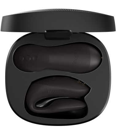 We-Vibe - Chorus Pro, Satin Black, ny laddbox för både vibrator och fjärrkontroll