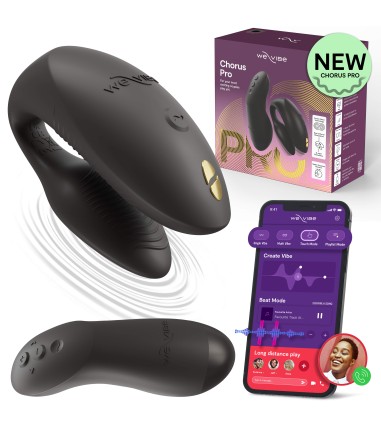 We-Vibe - Chorus Pro, Satin Black, ny och bästa parvibratorn