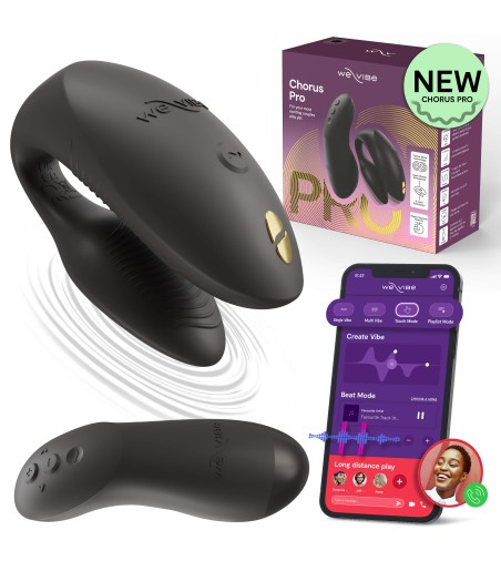 We-Vibe - Chorus Pro, Satin Black, ny och bästa parvibratorn