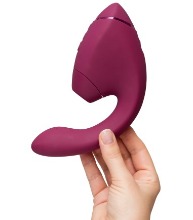 Womanizer - Next Duo, Dusky Pink, knappar för att styra allt individuellt