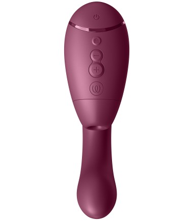 Womanizer - Next Duo, Dusky Pink, 14 styrkor för båda vibration och ljudvågor