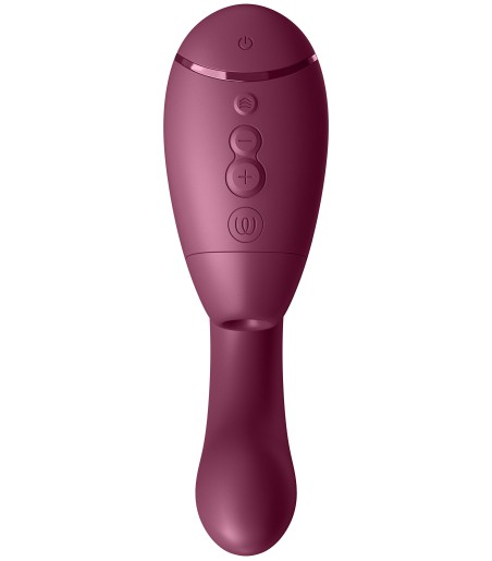 Womanizer - Next Duo, Dusky Pink, 14 styrkor för båda vibration och ljudvågor