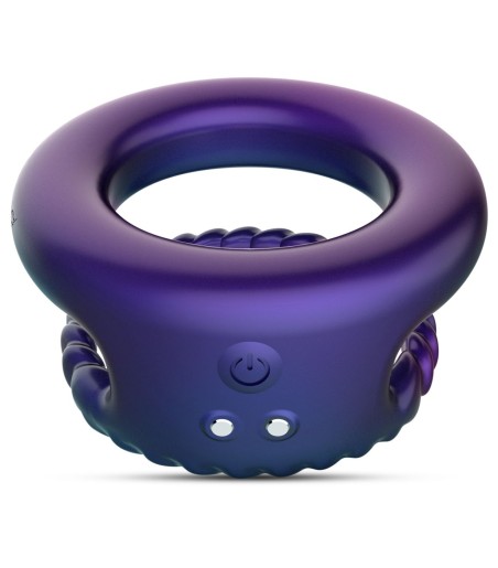 Hueman - Jupiter Vibrating Cock and Ball Ring, dubbel-kukring för både penisen och pungkulorna