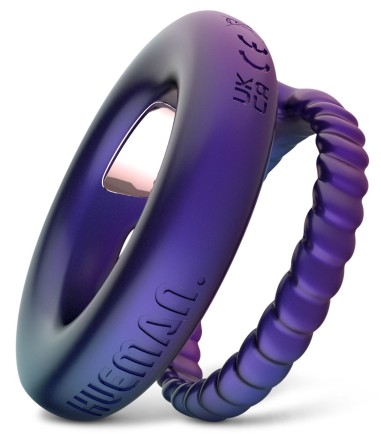 Hueman - Jupiter Vibrating Cock and Ball Ring, vibrerande dubbelring
