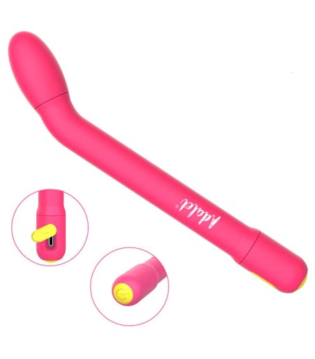 Adalet - Gently g-spot massager, Pink, en stav, med smal ändå. Böjd för g-punkten.