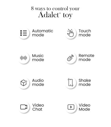 Adalet - Gently g-spot massager, Pink, många val i appen