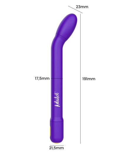 Adalet - Gently g-spot massager, Purple, bra storlek