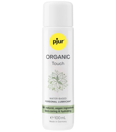 Pjur - Organic Touch, Personal Lubricant, vattenbaserat glid med bra glidförmåga, som itne torkar ut huden.