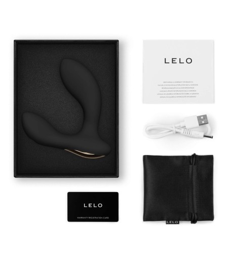 Lelo - Hugo 2 + App, Black, njut av skön prostatastimulering