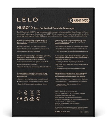 Lelo - Hugo 2 + App, Black