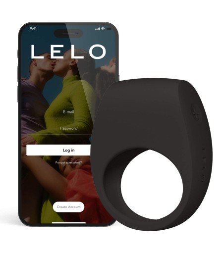 Lelo Tor 3, Black, penisring med stöd för Lelo appen