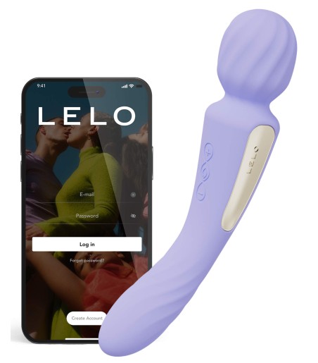 Lelo - Switch, Lilac, app-kontrollerad dubbelsidig vibrator med två motorer
