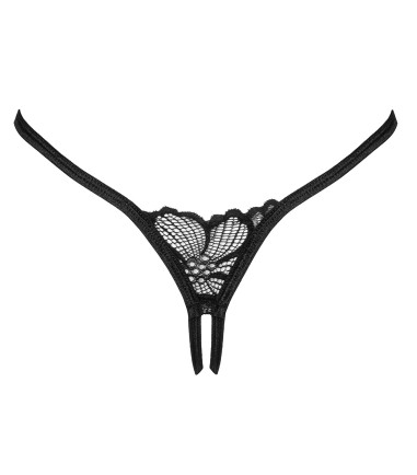 Obsessive - Serafia Crotchless Thong - blommig spets på denna string