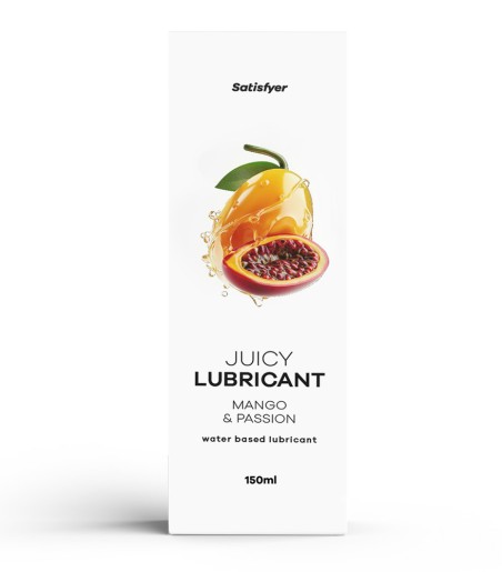 Satisfyer - Juicy Lubricant Mango Passion, 300ml, glidmedel med doft av mango och passionsfrukt, frisk och asiatiskt