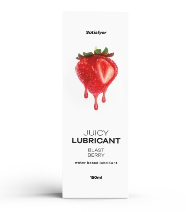 Satisfyer - Juicy Lubricant Blast Berry, 300ml, glidmedel med smak av jordgubb