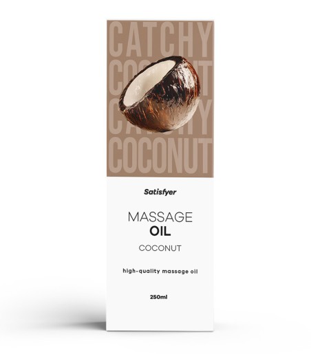 Satisfyer - Massage Oil Coconut, 250ml, massageolja med doft av kokos