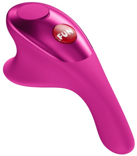 Fun Factory - Be-One, Magenta, mörkrosa fingervibrator av len silikon
