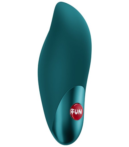 Fun Factory - Charme Bullet Vibrator, Bottle Green, men en mjuk vågig form, liten bullet vibrator