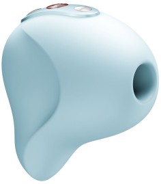 Fun Factory - Seduction Air Pulse Vibrator, Ice Blue, snygg och enkel stimulator med ljudvågor och 11 program