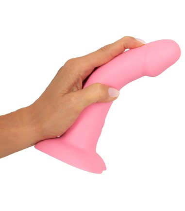 Heart Guy - Pink Vibrator, flexibel, vibrerande dong