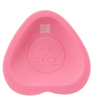 Heart Guy - Pink Vibrator, hjärtformad sugpropp