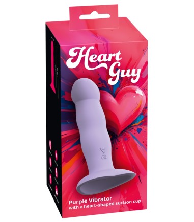 Heart Guy - Purple Vibrator