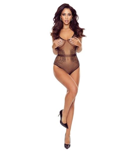 Passion - Bodystocking BS115, Black
