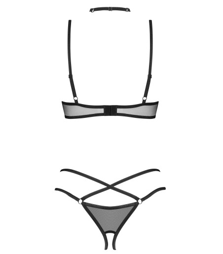 Obsessive - Donarella Cupless & Crotchless Set with Choker