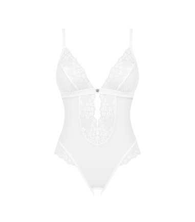 Obsessive - Heavenlly Crotchless Teddy, en teddy i sexigt nät och spets