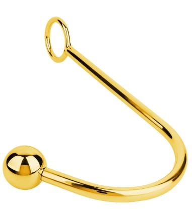 Taboom - Luxury Anal Hook, lagom stor analkrok. Guldfärgad med lagom stor kula.