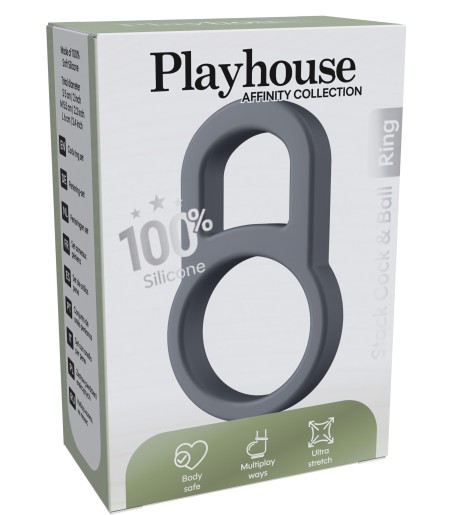Playhouse - Stack Cock & Ball Ring, bättre erektion!
