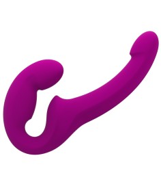 Fun Factory - Share Lite, Blackberry, fast härlig silikon, strapless strap-on
