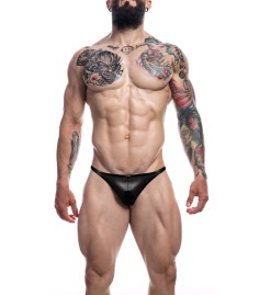 CUT4MEN - Brazilian Brief Leatherette, sexig och minimal kalsong i blankare material