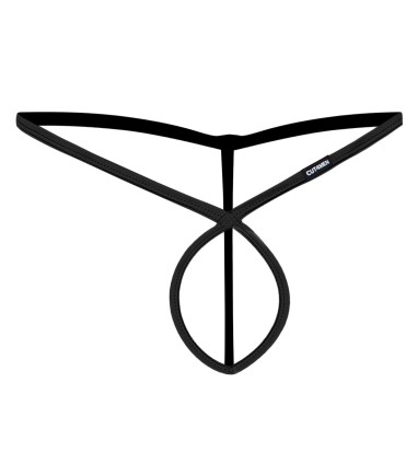 CUT4MEN - Crossed String, remmar, string, öppen framsida för penisen