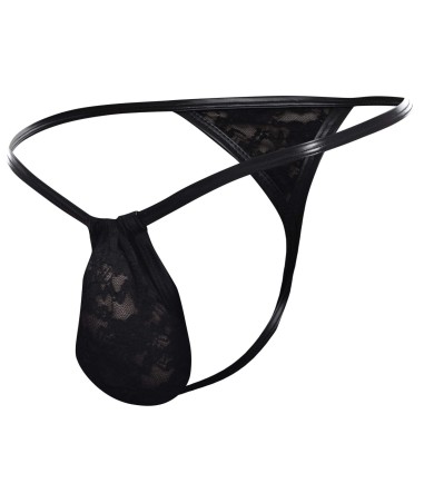 CUT4MEN - G-String with Lace, pungpåsen gr att göra lite mindre