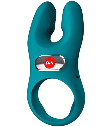 Fun Factory - NOS PRO Cock Ring, Bottle Green, liten stark penisvibrator