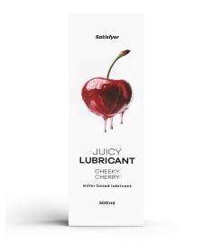 Satisfyer - Juicy Lubricant Cheeky Cherry, 300ml, härlig doft av körsbär