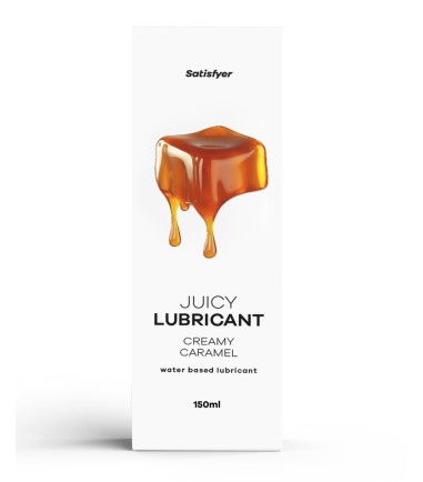 Satisfyer - Juicy Lubricant Creamy Caramel, 300ml, härlig doft av kola för detta glidmedel