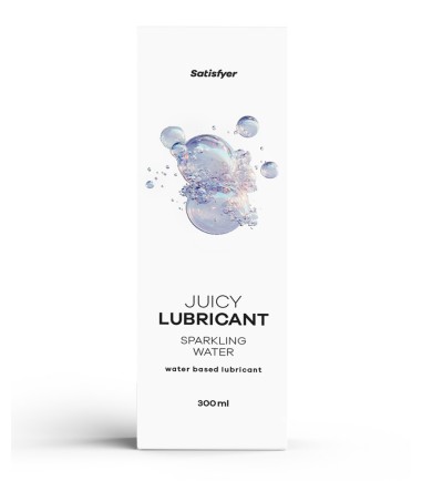 Satisfyer - Juicy Lubricant Sparkling Water, 300ml, pirrande, spännande glidmedel