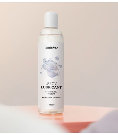 Satisfyer - Juicy Lubricant Sparkling Water, 300ml, sprudlande glid