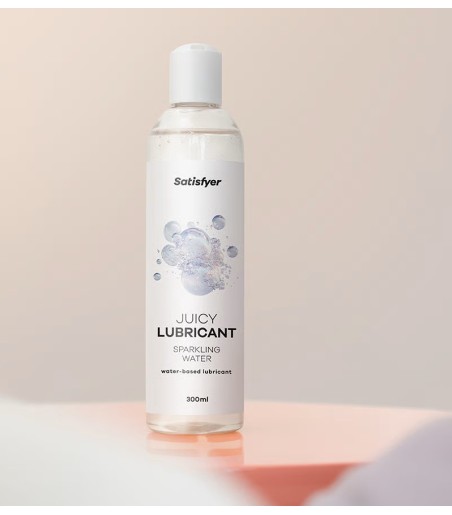 Satisfyer - Juicy Lubricant Sparkling Water, 300ml, sprudlande glid