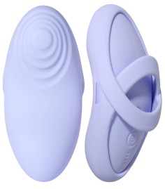 Svakom - Echo 2, Flexible Finger Vibrator, Blue, härligt liten fingervibrator i silikon
