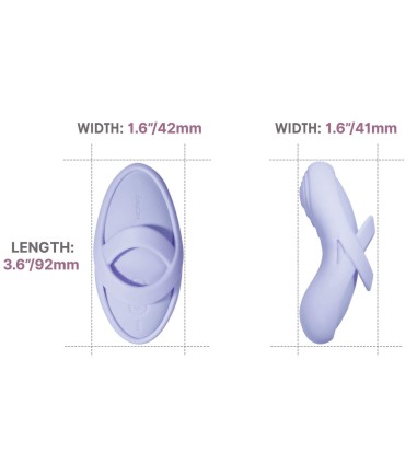 Svakom - Echo 2, Flexible Finger Vibrator, Blue, uppfiningsrik klitorisvibrator, fingervibrator