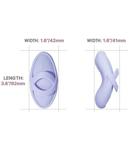 Svakom - Echo 2, Flexible Finger Vibrator, Blue, uppfiningsrik klitorisvibrator, fingervibrator