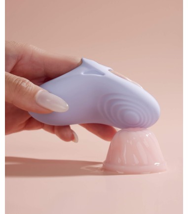 Svakom - Echo 2, Flexible Finger Vibrator, Blue, skön vibrator för klitoris