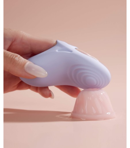 Svakom - Echo 2, Flexible Finger Vibrator, Blue, skön vibrator för klitoris