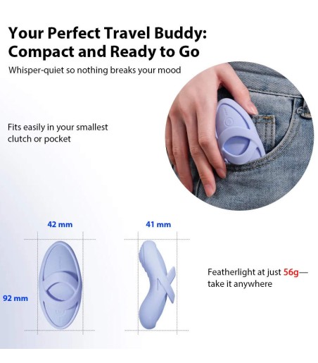 Svakom - Echo 2, Flexible Finger Vibrator, Blue